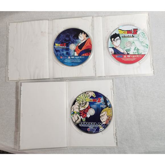 Dragon Ball Z Broly Triple Threat Box Set DVD Tested Funimation 2003 Pre-owned - Picture 4 of 8